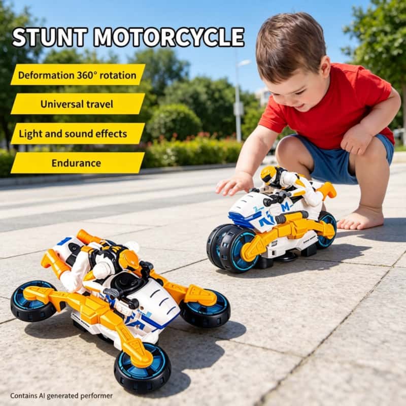 Music - Moto Elettrica Trasformabile per Bambini, Giocattolo