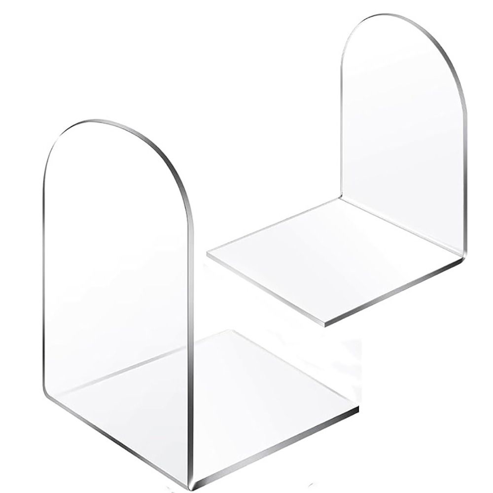 Clear Acrylic Book Stand Holder - Fermalibri in acrilico per scaffali per