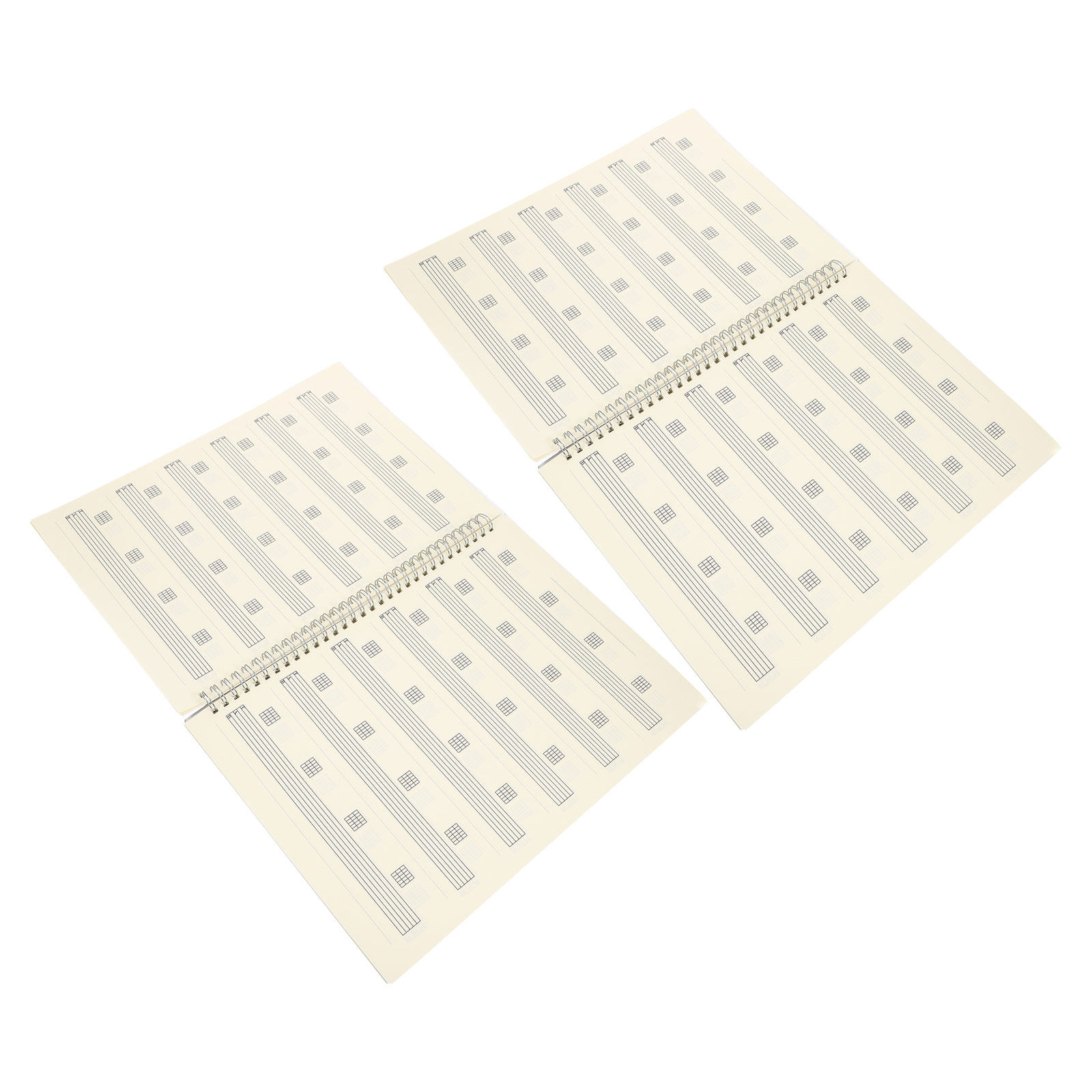 Blank Sheet Music Notebook - 2 pezzi di quaderni per tablature