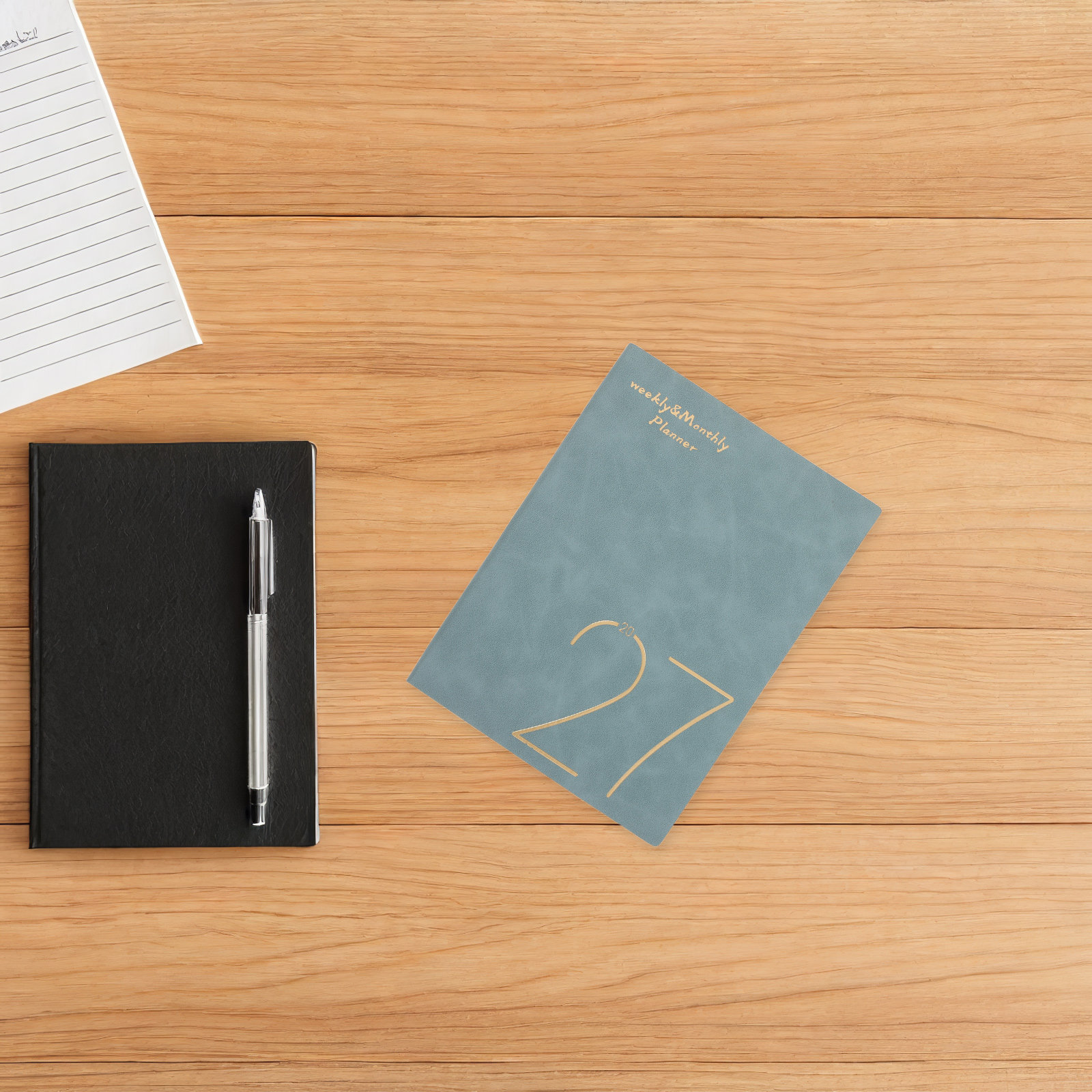 A5 Spiral Dotted Grid Notebook - Agenda settimanale e mensile 2027, formato