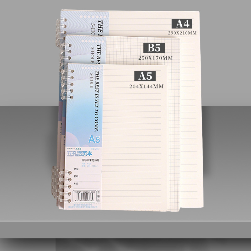 A5 Spiral Dotted Grid Notebook - Ricarica per quaderno a fogli mobili