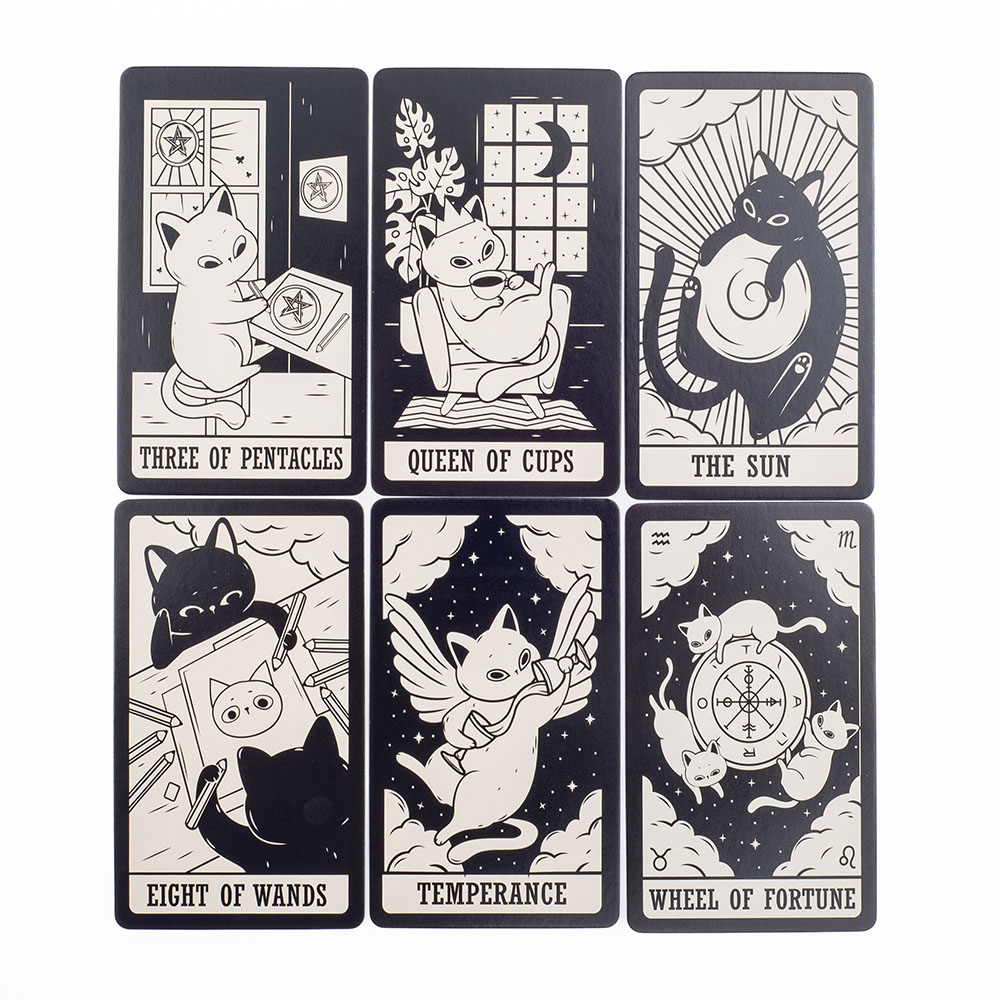Mazzo di tarocchi gattino 78 p - Tarot Deck With Guidebook recensione e prezzo