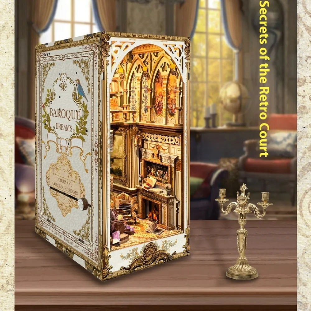 Fai da te in legno Book Nook S - Diy Wooden Book Nook Kit Shelf Insert recensione e prezzo