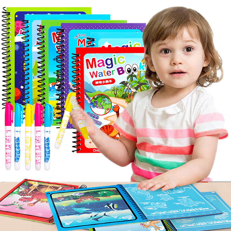 Giocattoli Montessori Libro da - Reusable Water Magic Coloring Book recensione e prezzo