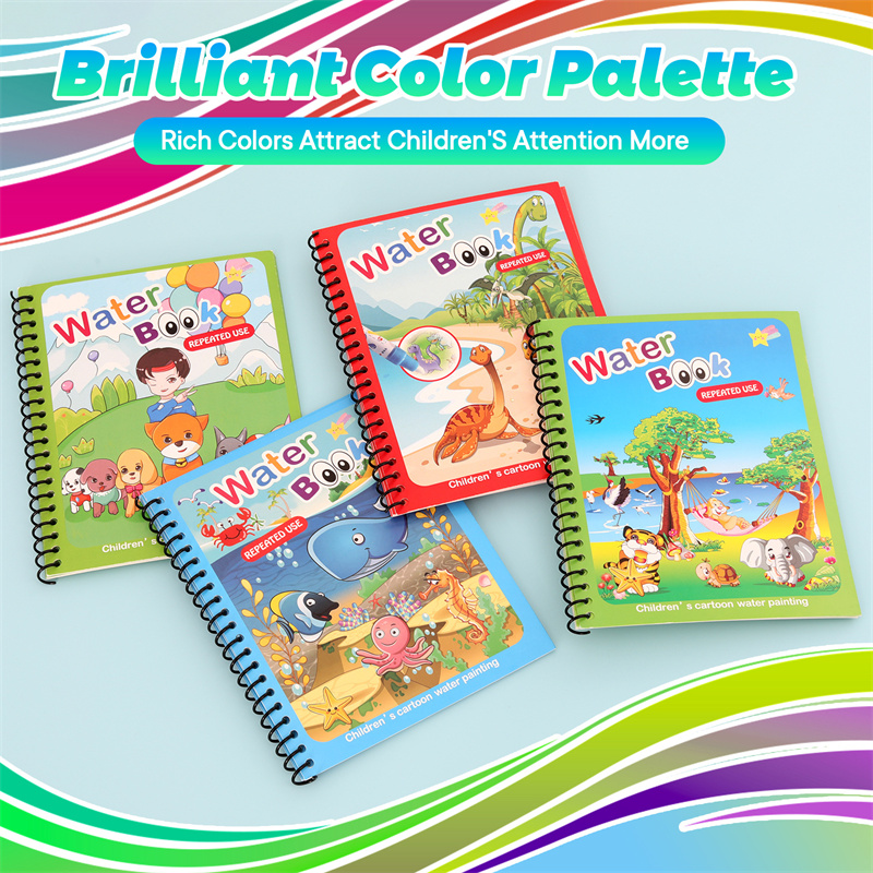 Giocattoli Montessori Libro da - Reusable Water Magic Coloring Book recensione e prezzo