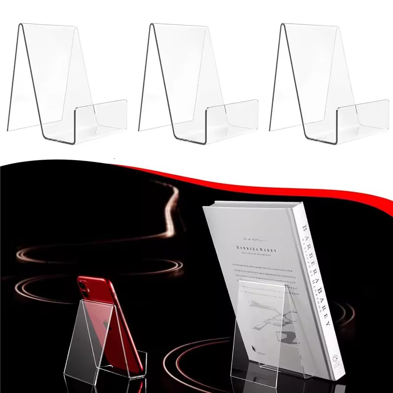 4 supporti per libri regolabil - Clear Acrylic Book Stand Holder recensione e prezzo